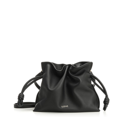 Flamenco Mini Calfskin Clutch - Black
