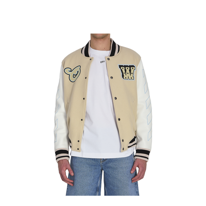 Varsity bomber jacket