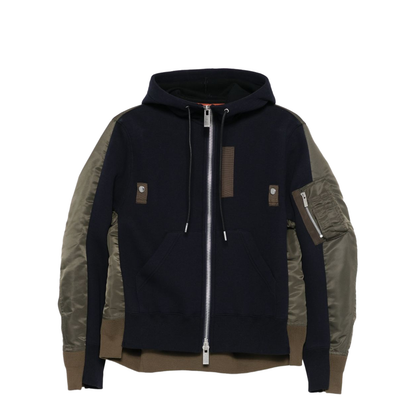 Cotton and Nylon Hoodie