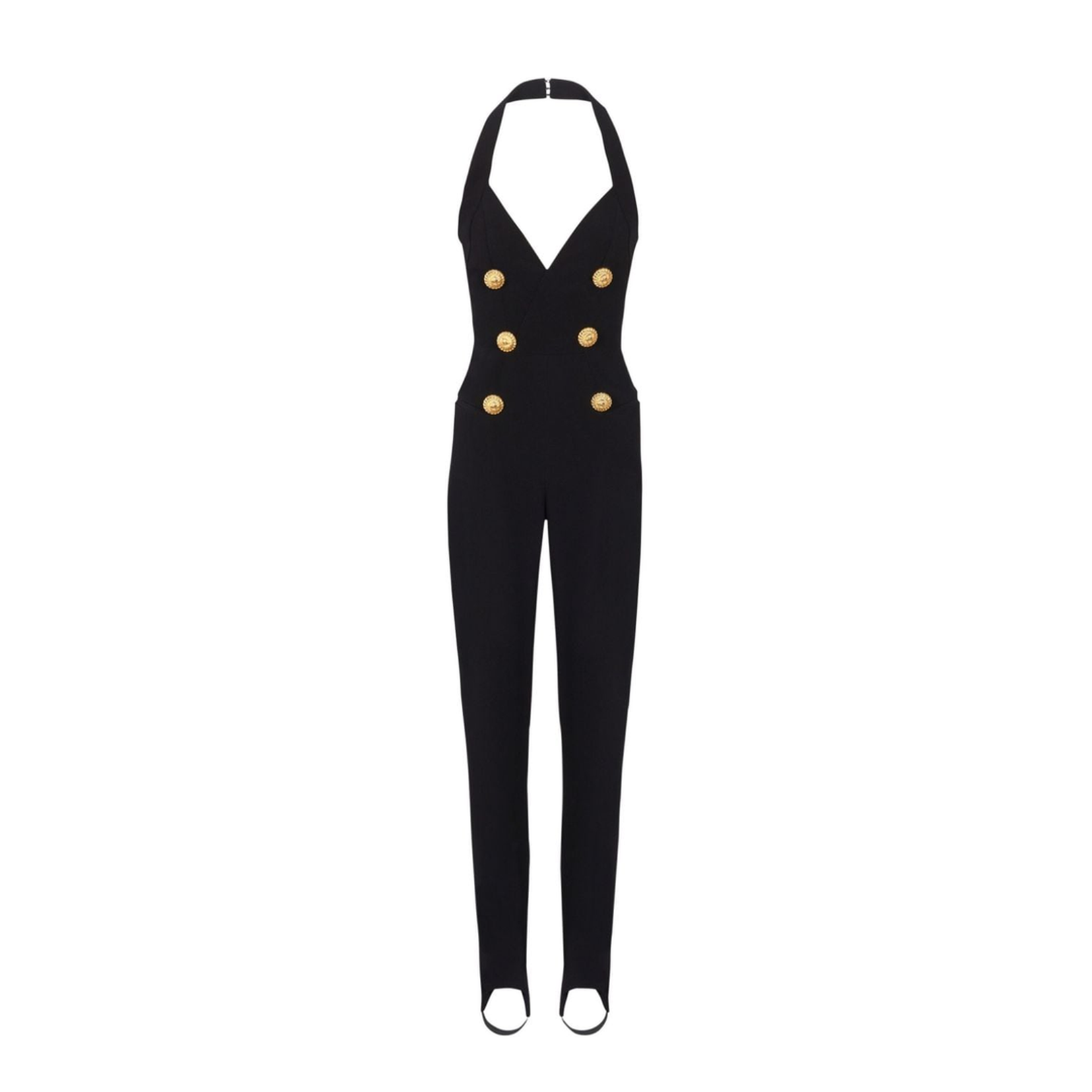 Buttoned Long Jumpsuit