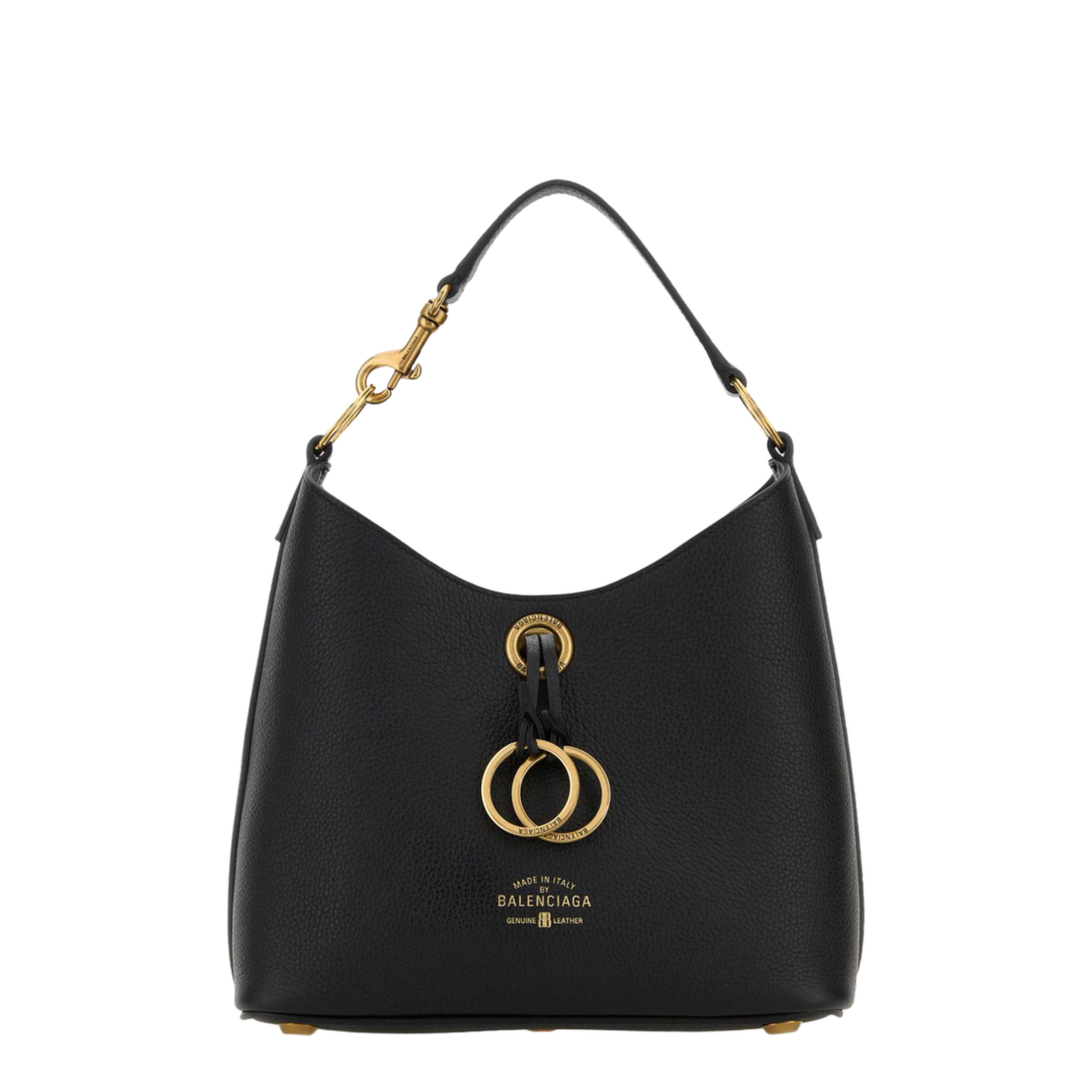 MAYFEYR - Balenciaga - Black Leather Carrie Handbag - 8456012ABNQ1000
