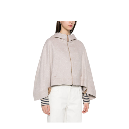 Wool Hooded Cape