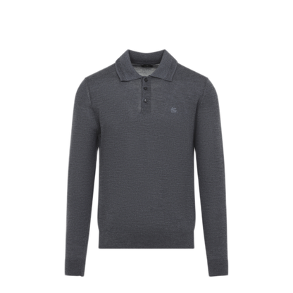 MAYFEYR - Etro - Fuji Knitted L/S Polo - MRKN0014AU12Q