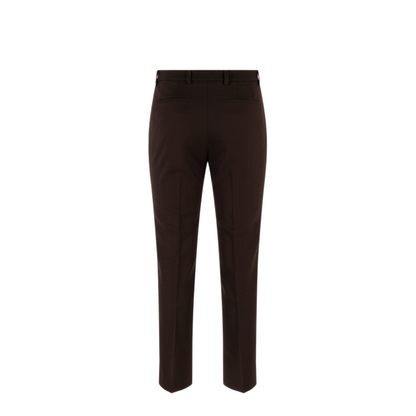 MAYFEYR - INCOTEX - Straight Leg Mid Rise Wool Tailored Trousers - 173868D1212621