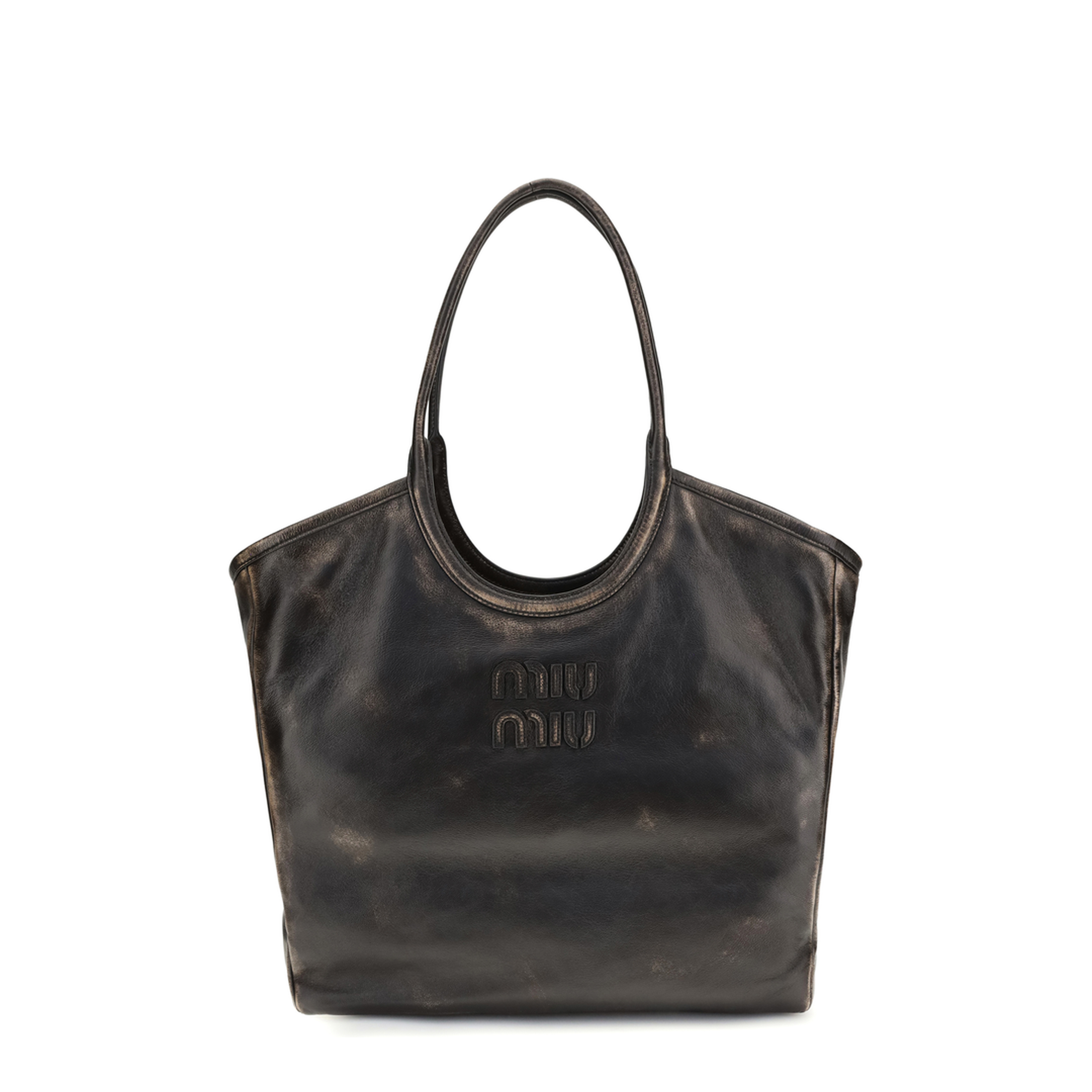 MAYFEYR - Miu Miu - Ivy Leather Tote Bag - 5BG321VOONAF6P