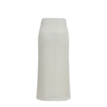 MAYFEYR - Max Mara - Cotton Mesh Skirt - 2611301029600001