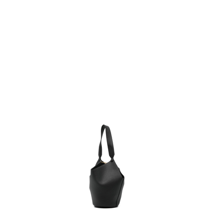 Lotus Mini Leather Bucket Bag
