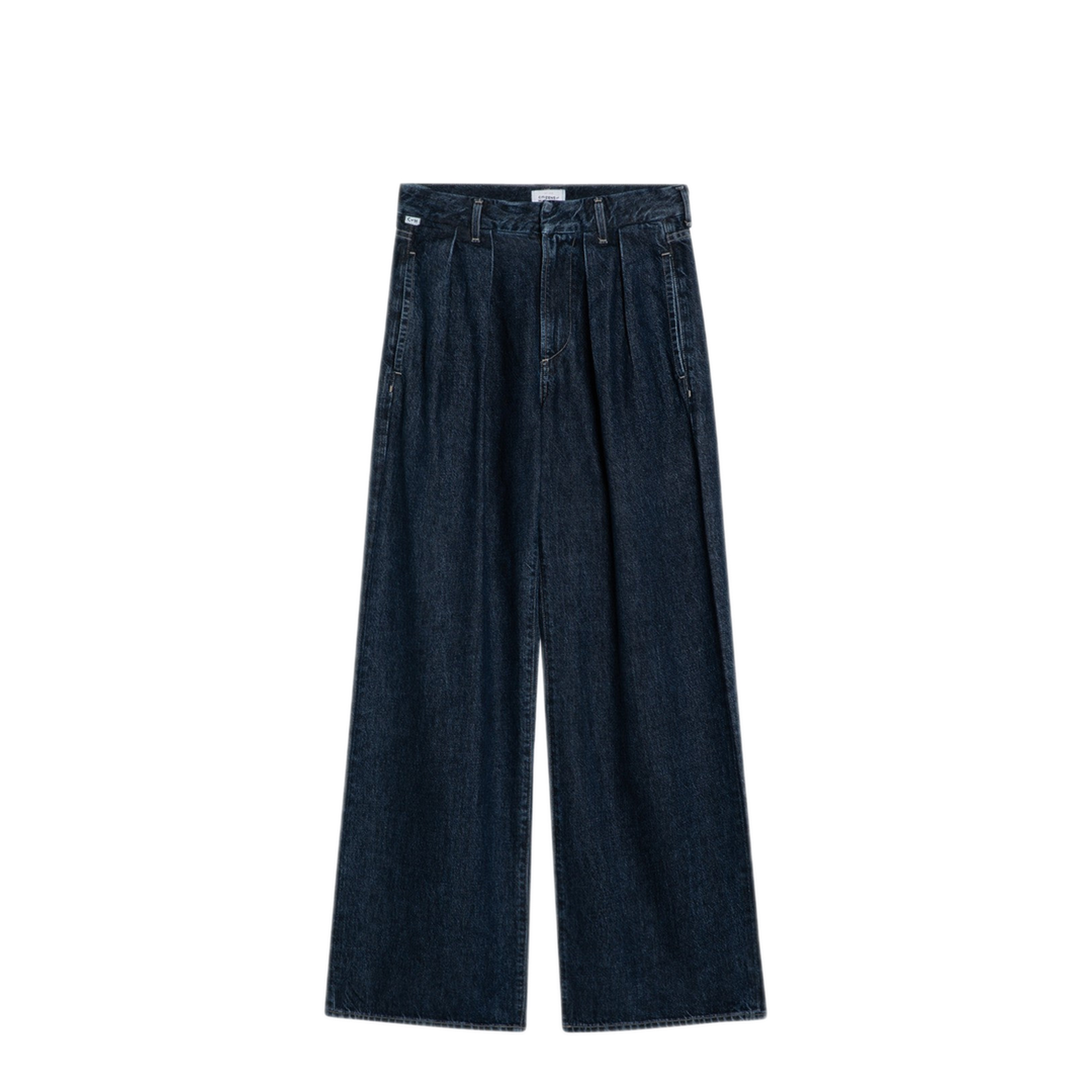 MAYFEYR - Citizens of Humanity - Dark Wide Jeans With Pleats - 2160B3028EDE