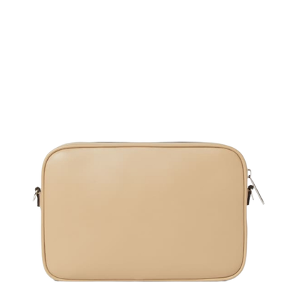 Squared Camera Case Fabric Beige