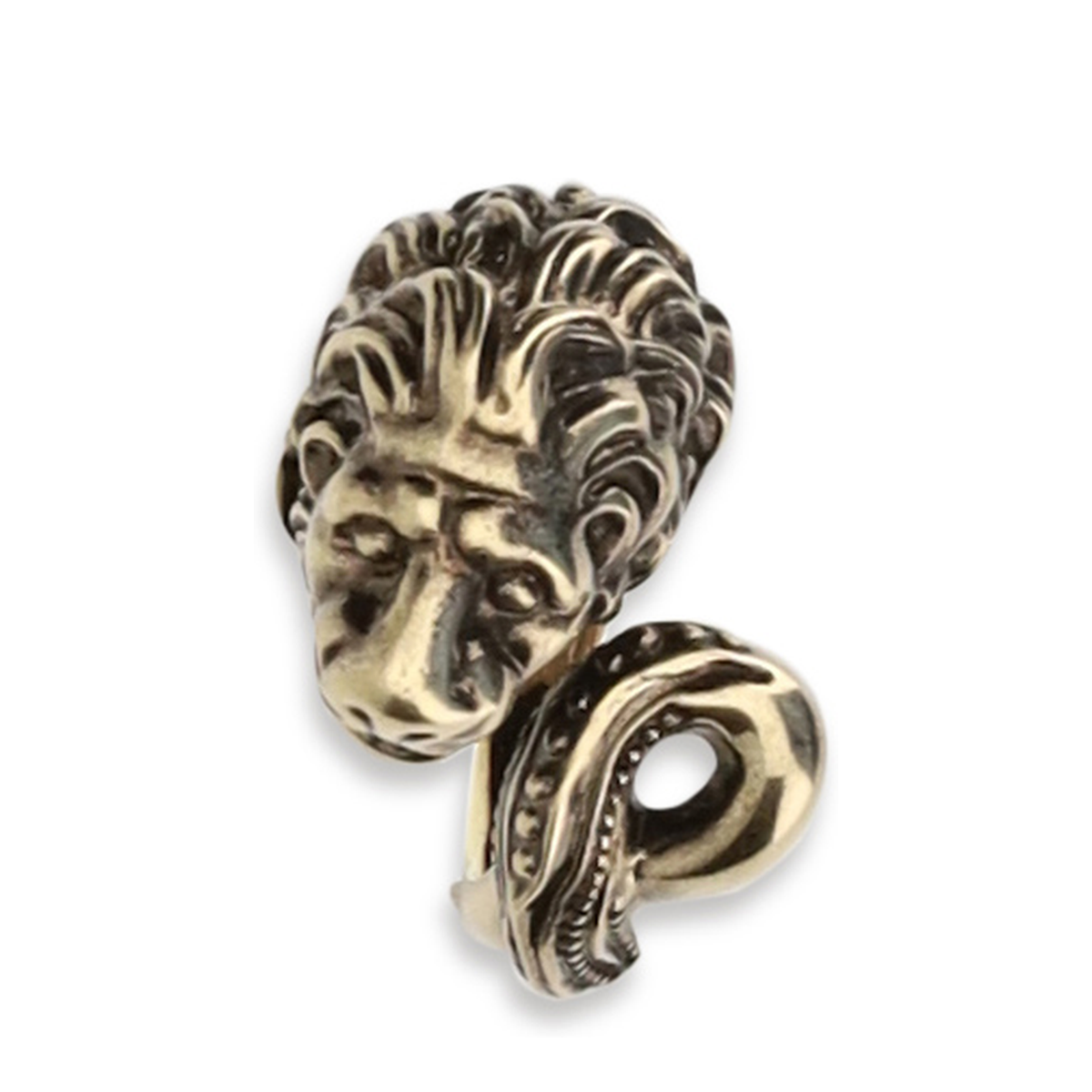 MAYFEYR - Valentino - Zoomorphic Lion Head Ring - 9W0J0CH3MET4F5