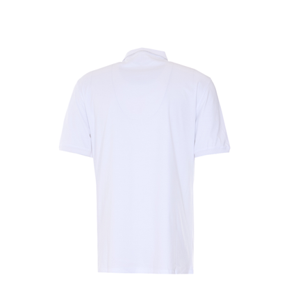 White Cotton Polo Shirt