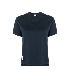 Relaxed Fit Ss Tee With Side Slits In Lightweight Jersey