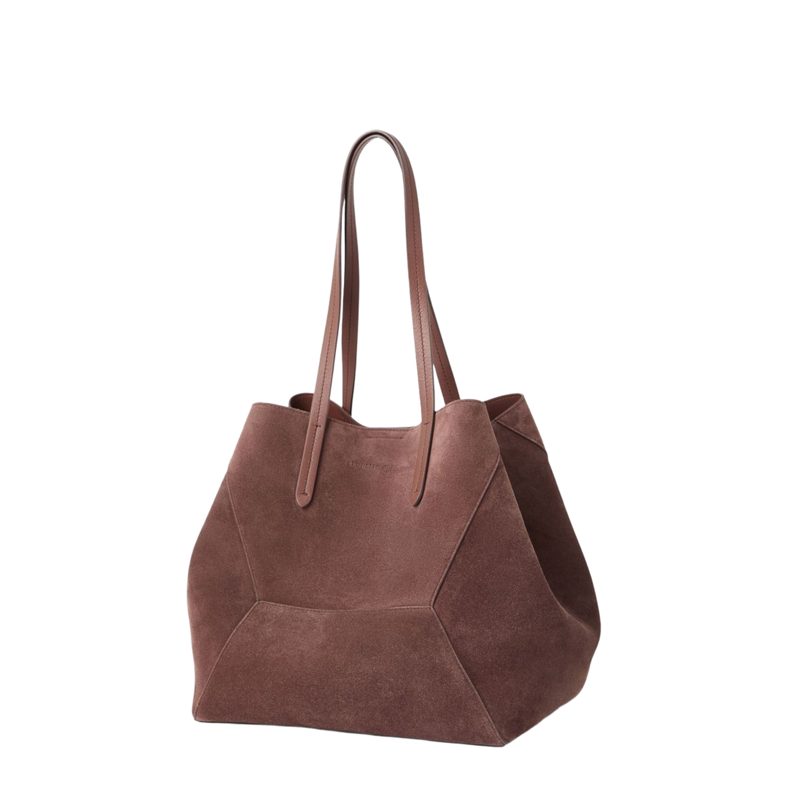 Suede Leather Shopping Bag