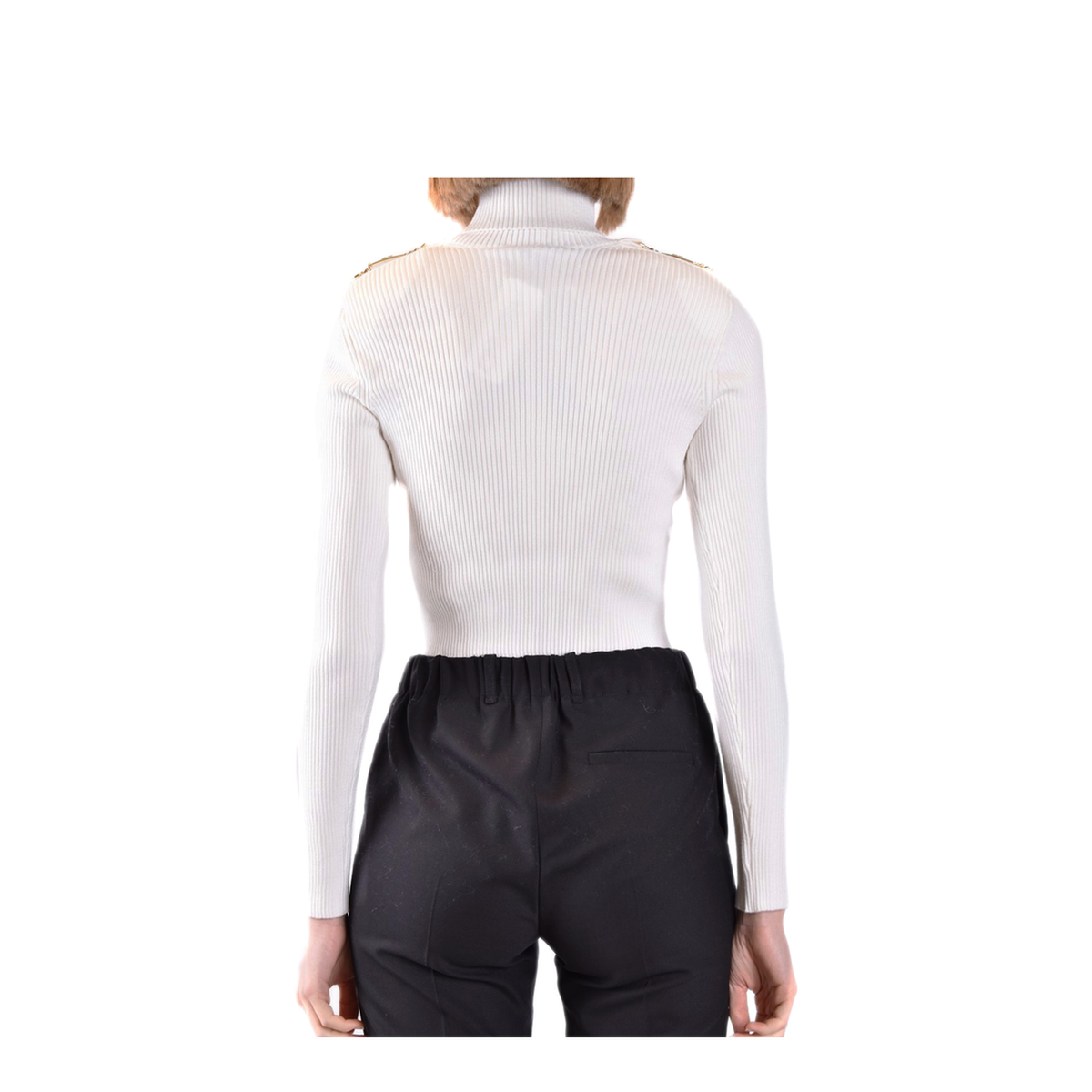 MAYFEYR - Elisabetta Franchi - Ivory Sweater - MK99M36E2360