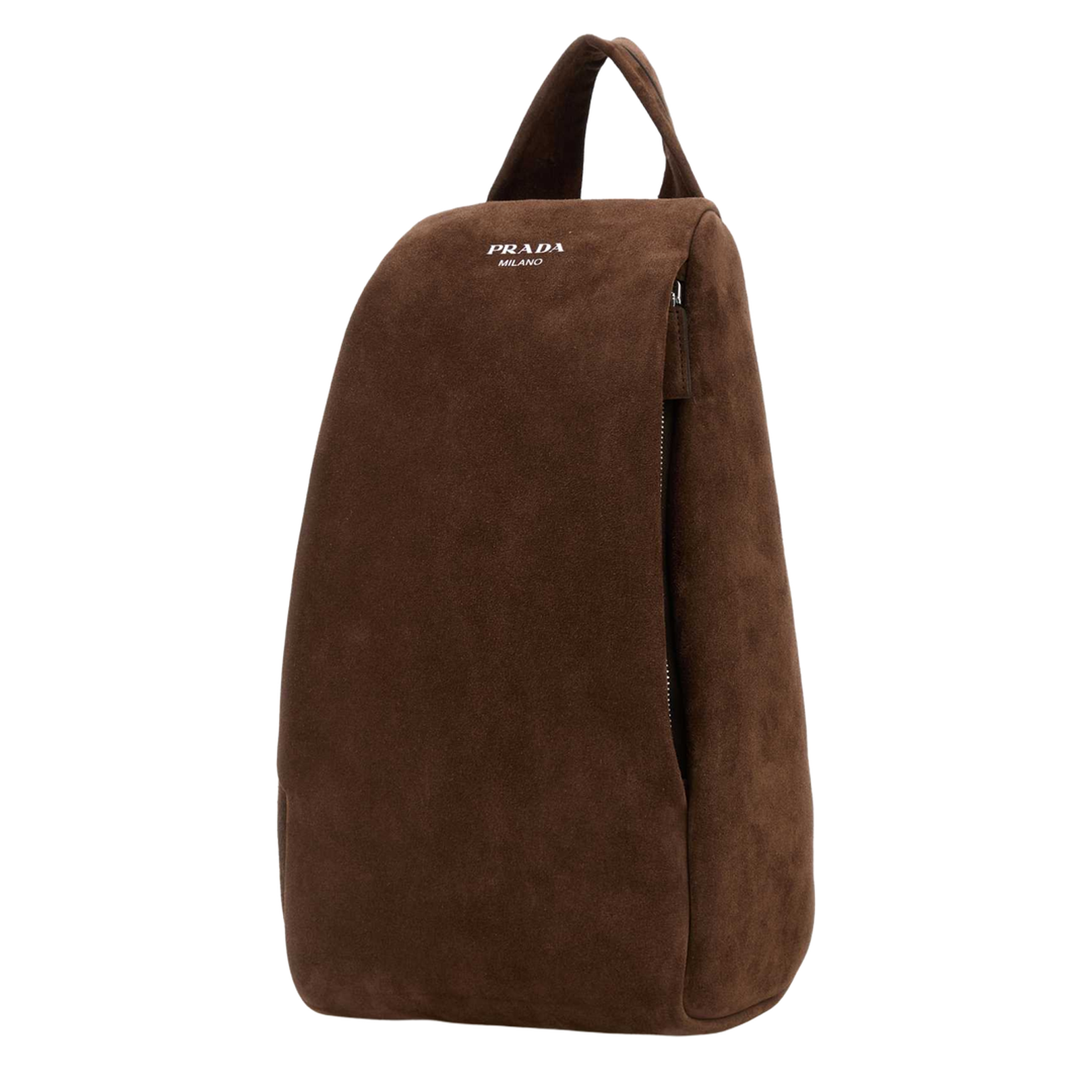 Brown Suede Backpack
