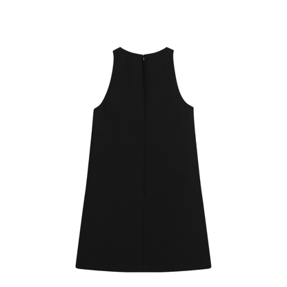 Black Wool Blend Dress