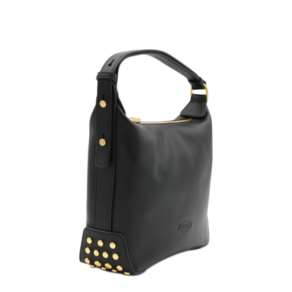 Mini Calfskin Tote - Black
