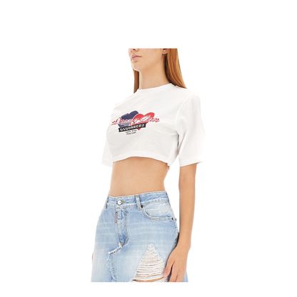 MAYFEYR - Dsquared2 - Cropped Fit T-Shirt - S75GD0345S23009100