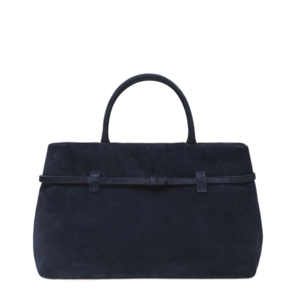 MAYFEYR - Manu Atelier - Le Cambon 35 Dark Blue Suede Bag - 2025245SUEDN
