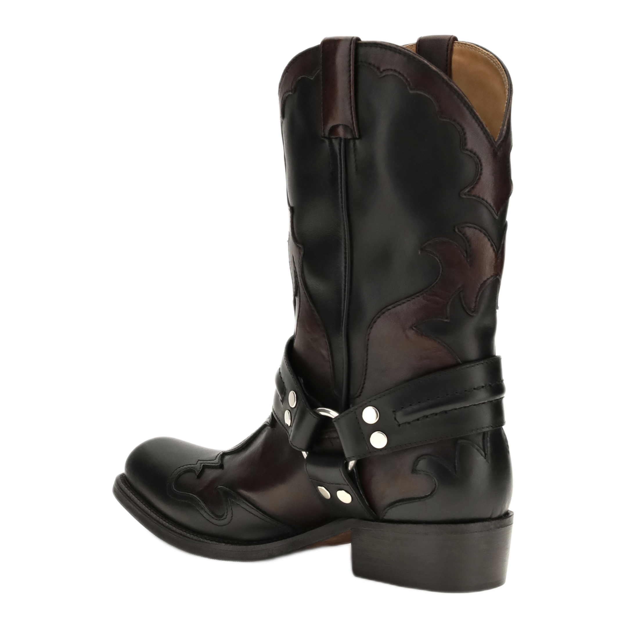 MAYFEYR - Versace - Sylvester Leather Cowboy Boots - 10252751A18030