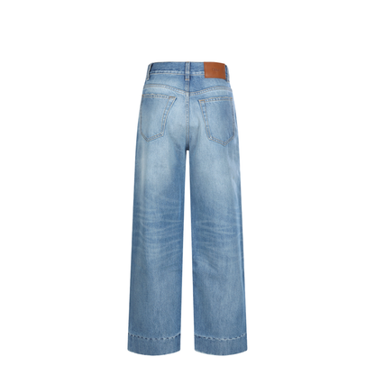 High-waisted shorts jeans