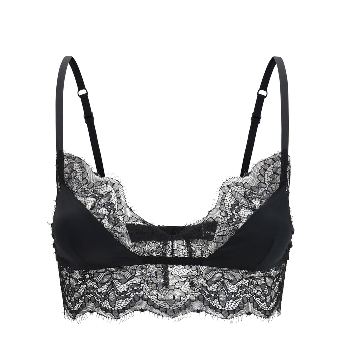 MAYFEYR - Dolce & Gabbana - Satin Soft Cup Bralette Bra With Lace - O1C58TFUAD8N0000