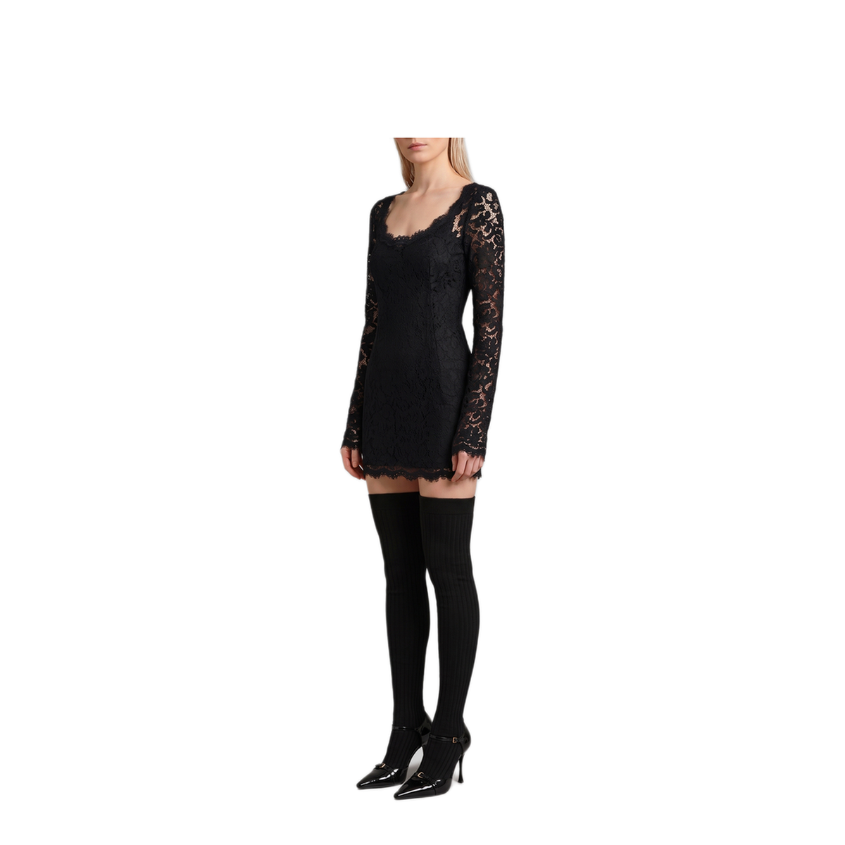 MAYFEYR - Dolce & Gabbana - Mini Dress In Cordonnet Lace - F632ITHLM5EN0000