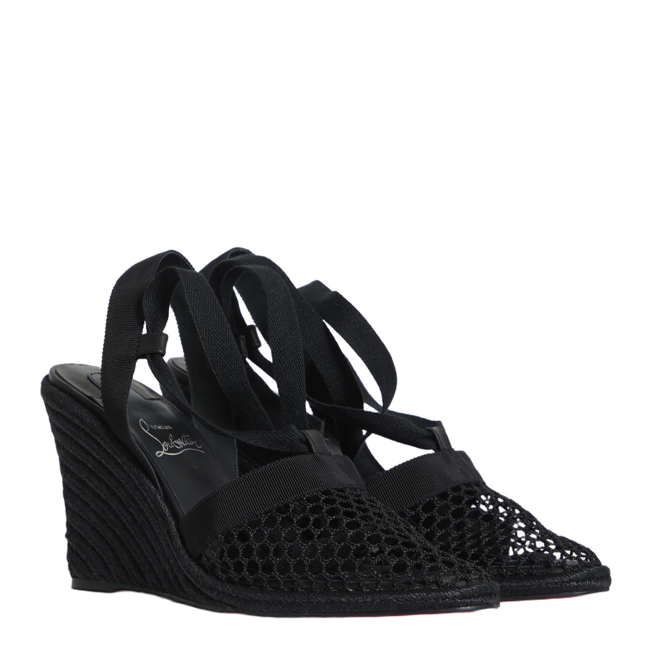 MAYFEYR - Christian Louboutin - Toleda Espadrille Sandals - 1260566B439BLACK