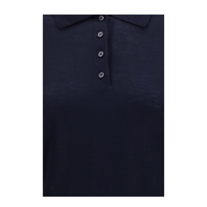 MAYFEYR - Golden Goose - Long Sleeve Merino Wool Polo - GWP01354P00104150501