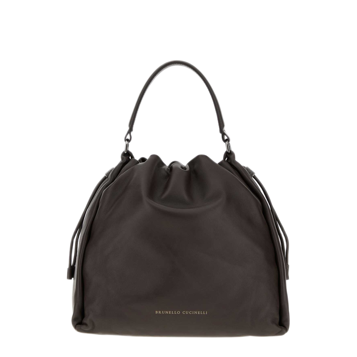 Bucket Mellow Leather Handbag