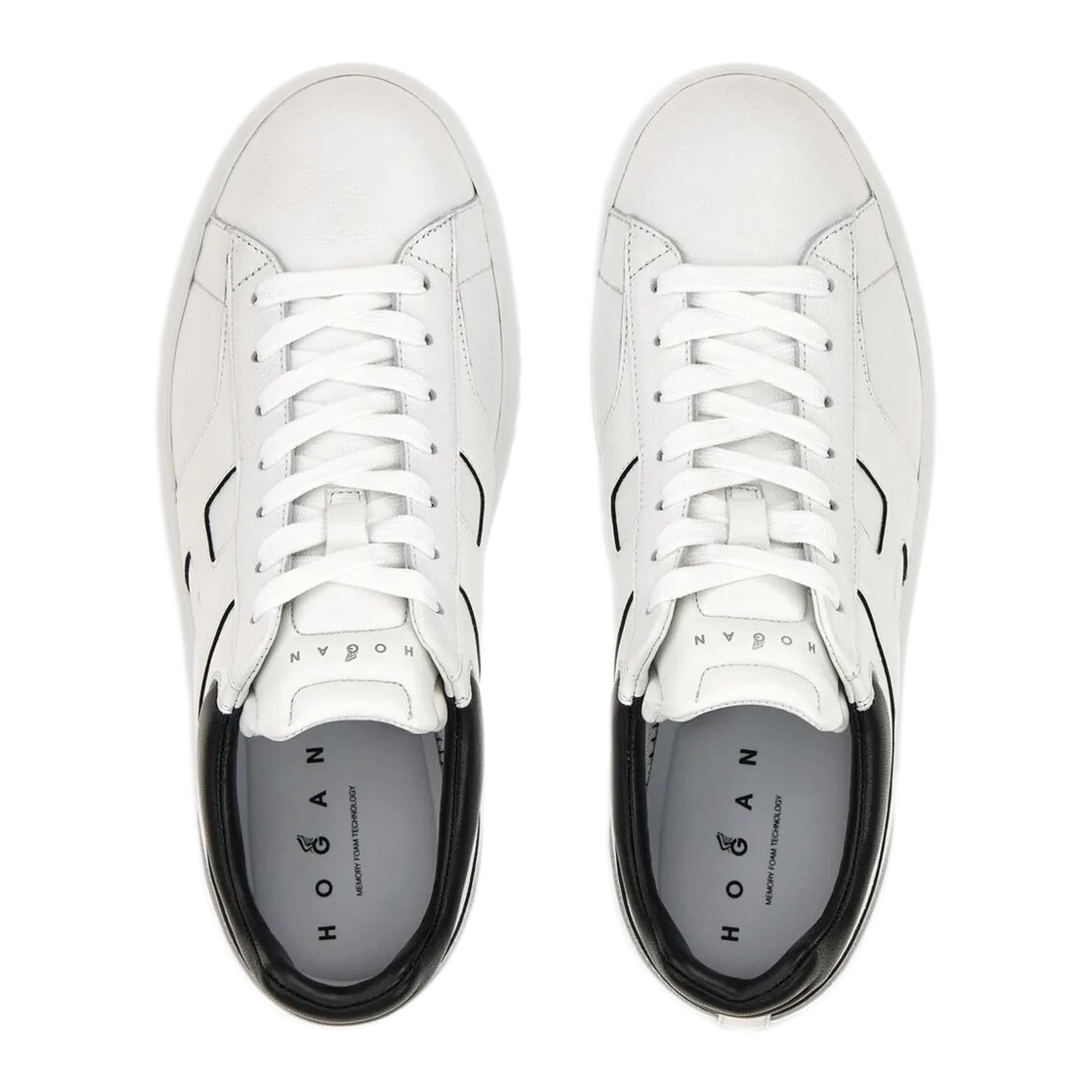 MAYFEYR - Hogan - H-Stripes Leather Sneakers - HXM6450FE93UY8