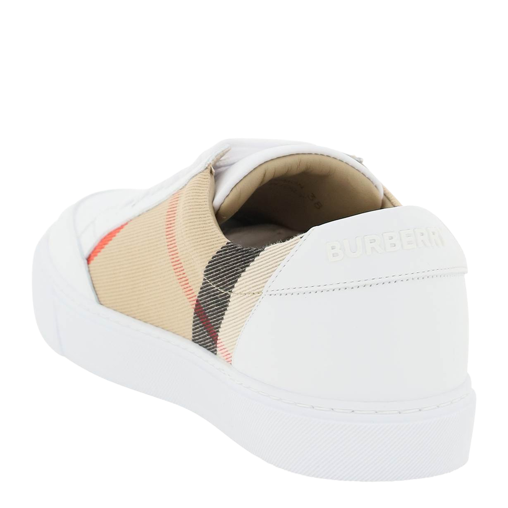 House Check Low Top Optic White Archive Beige