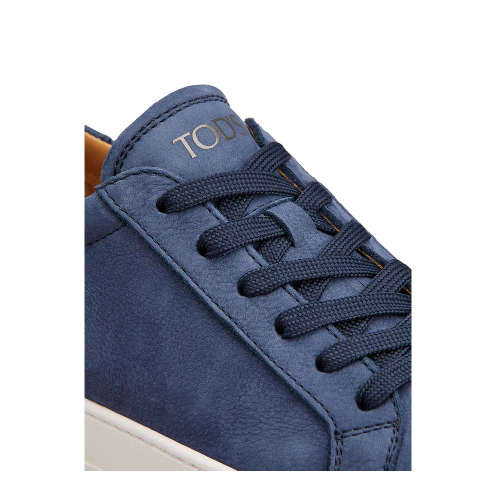 Navy Blue Front Lace-Up Fastening Shoe