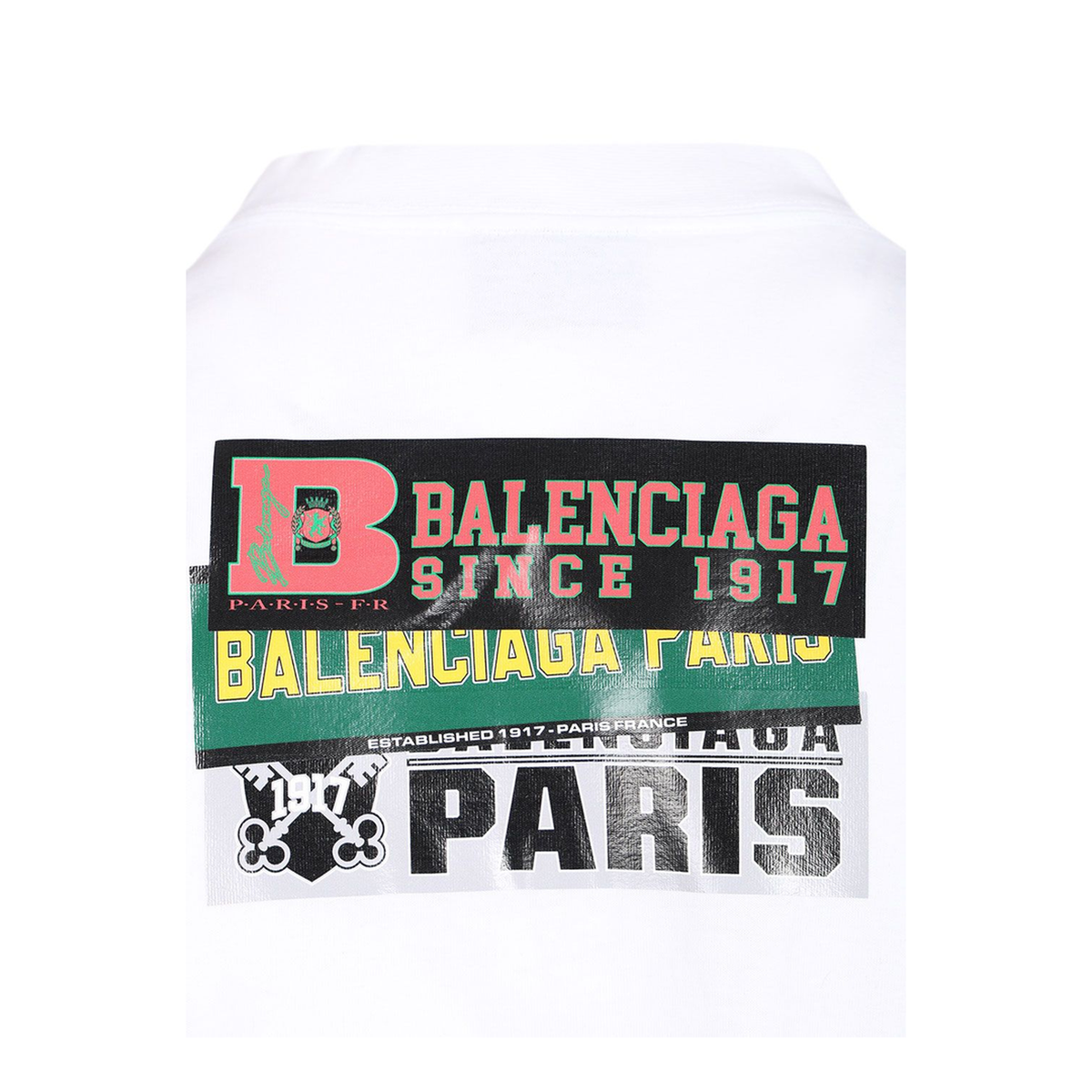 MAYFEYR - Balenciaga - Medium Fit T-Shirt Bumper Stickers Dry Jersey - 764235TUVS39000