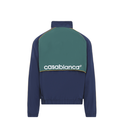 MAYFEYR - Casablanca - Applique Colourblock Windbreaker Jacket - MPF26JK51201NAVY