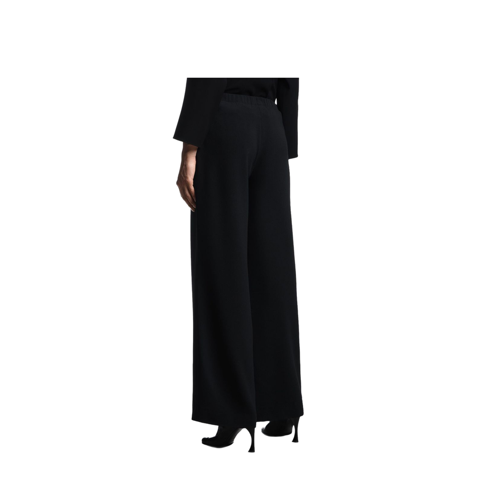 Silk & Nylon Straight-leg Trousers