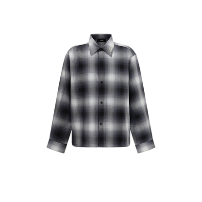 MAYFEYR - Amiri - Oversized Flannel Shirt - AM426SH0640002