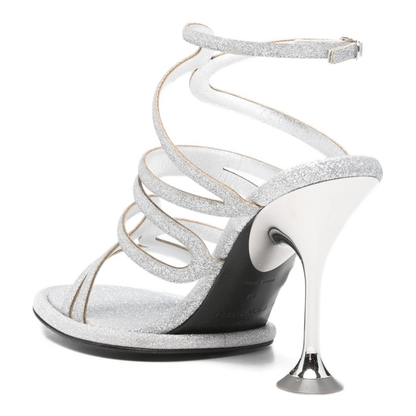 MAYFEYR - Sergio Rossi - Sandals Silver - B14790MTEL511548104