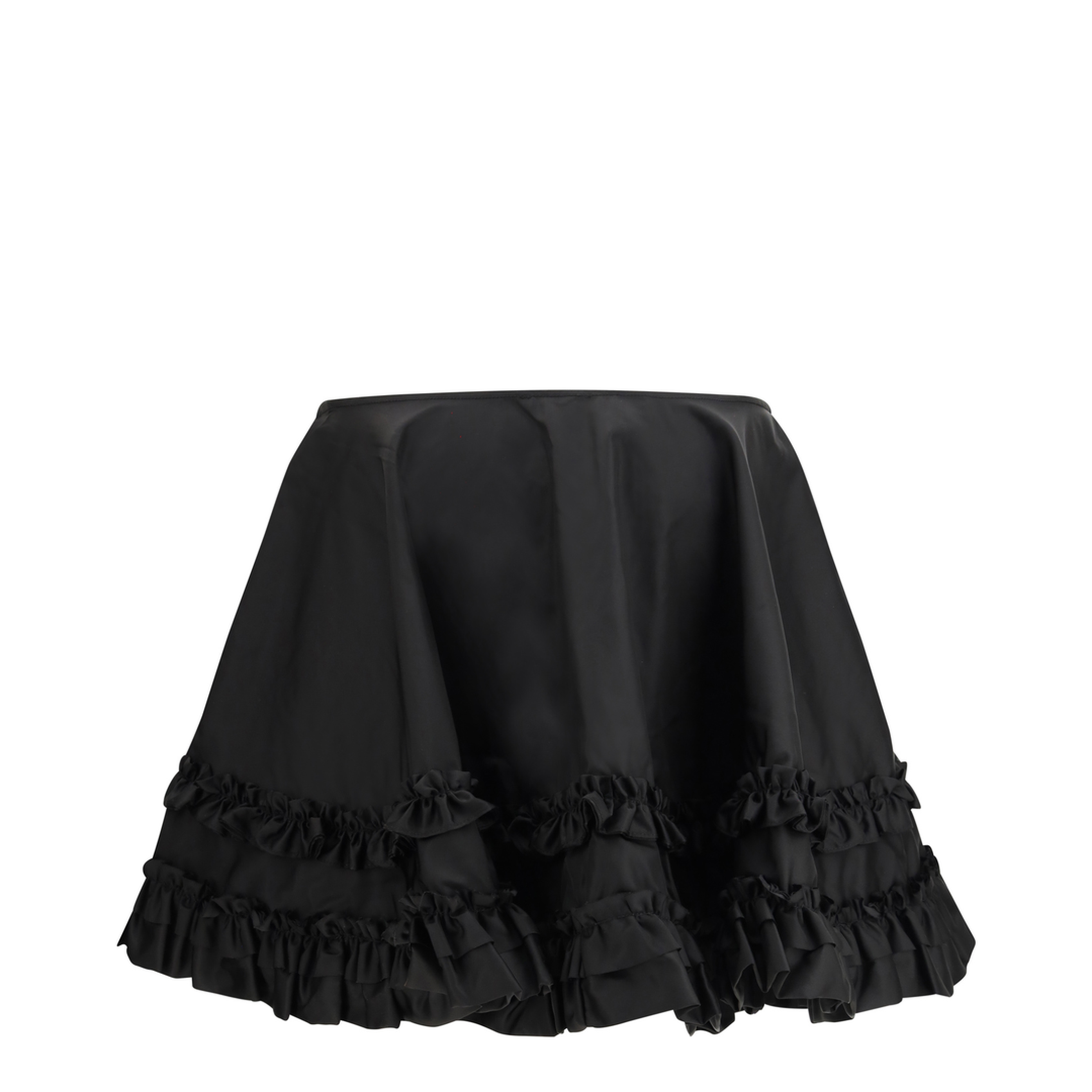 MAYFEYR - Ganni - Duchesse Nylon Mini Frill Skirt - A1090079099