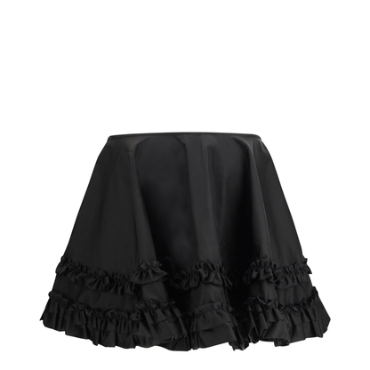 MAYFEYR - Ganni - Duchesse Nylon Mini Frill Skirt - A1090079099