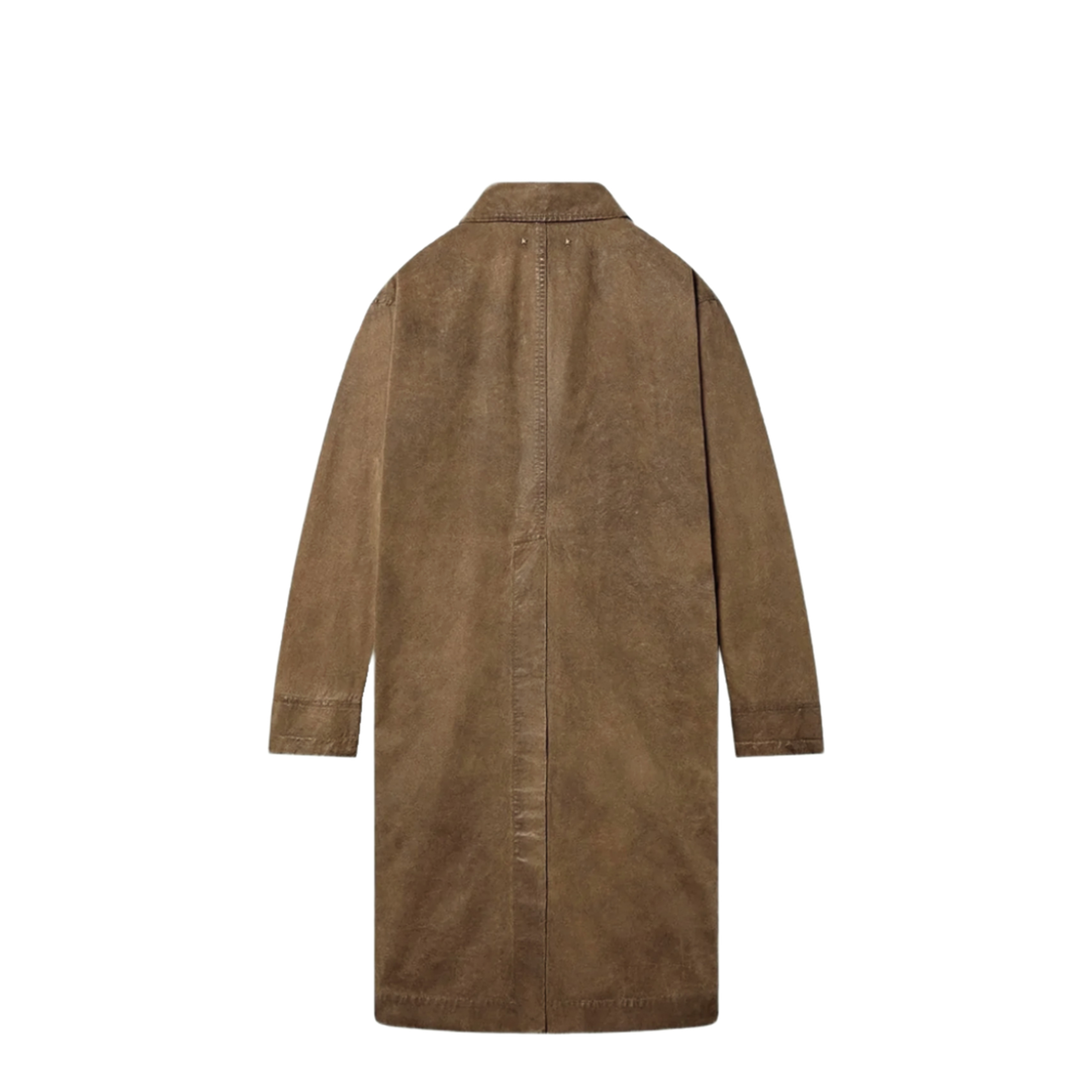 MAYFEYR - Golden Goose - Journey Trench Coat Phil Waxed Twill Leather Details - GUP02532P00230755165