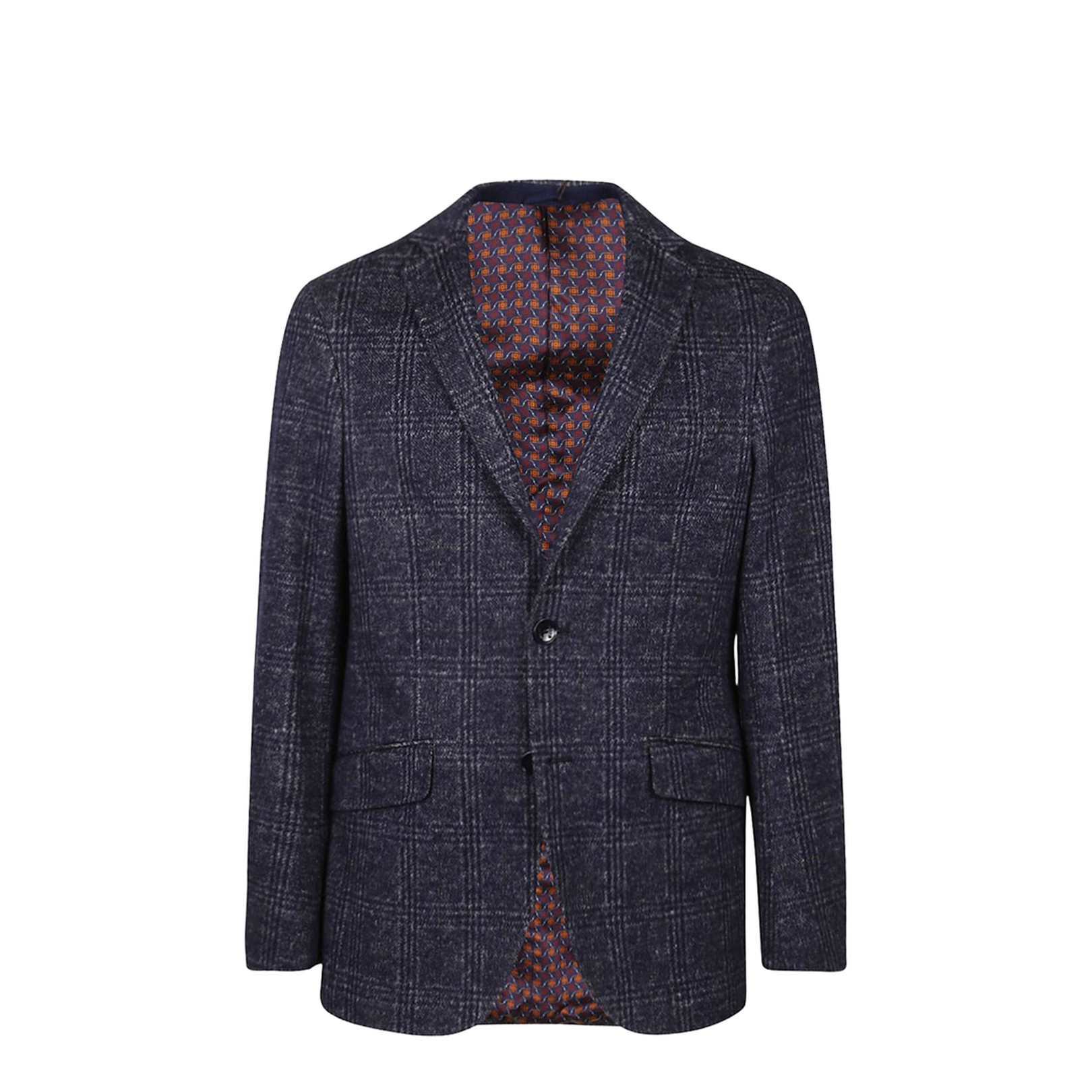 Checked Long Sleeved Blazer