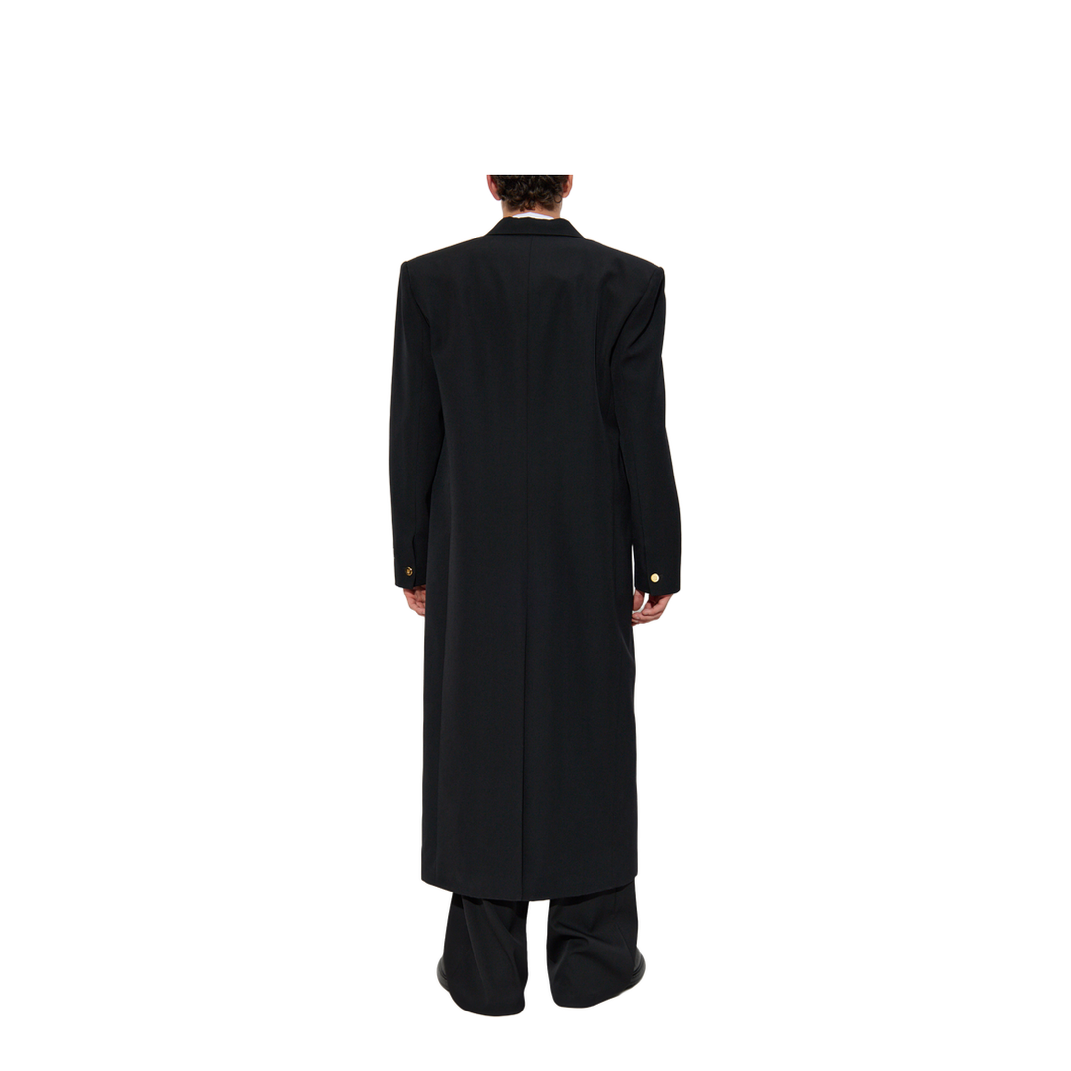 Men's Long Coat Black