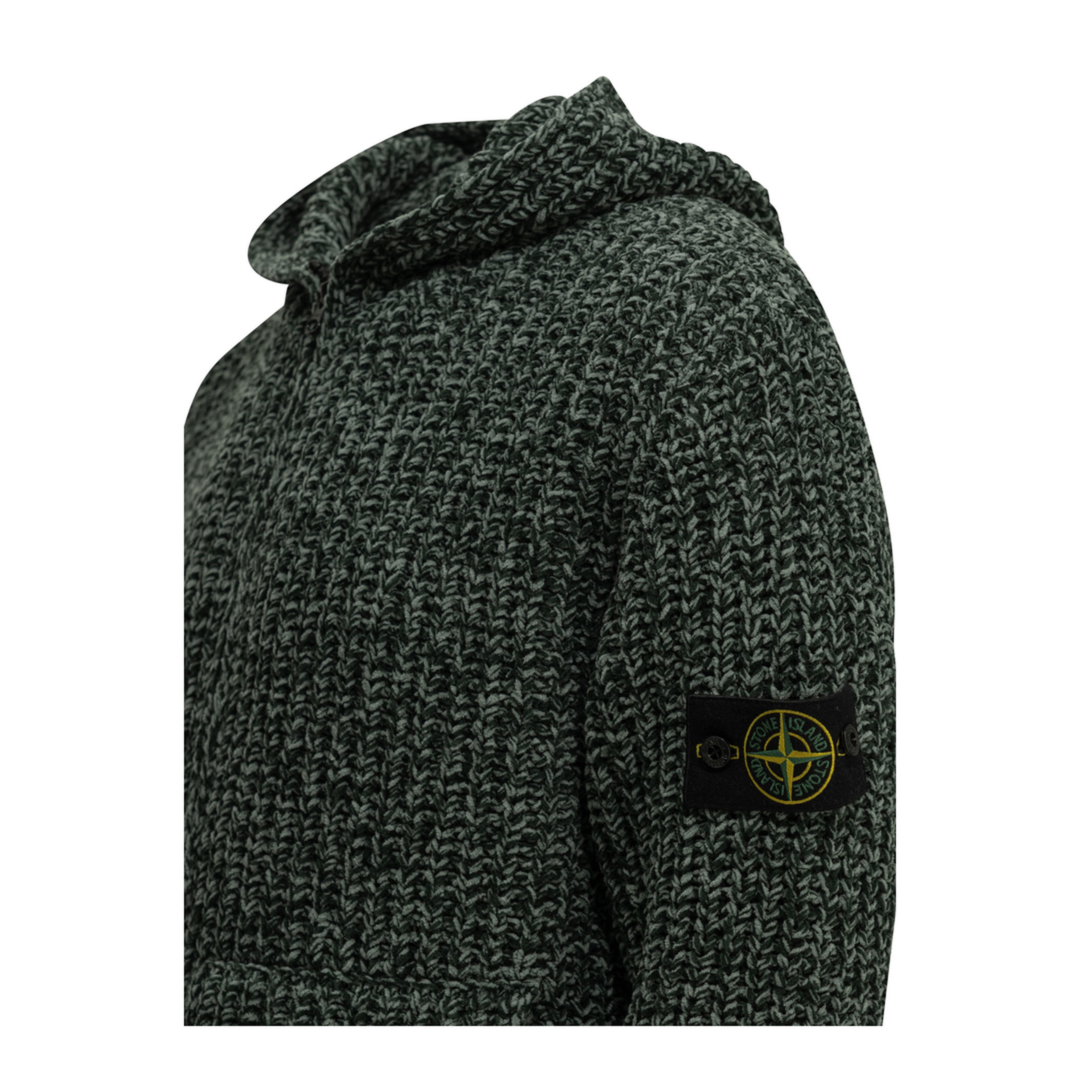MAYFEYR - Stone Island - Zip Up Sweater Made Of Moulin Cotton - L2S155100065S0N16V0M5S