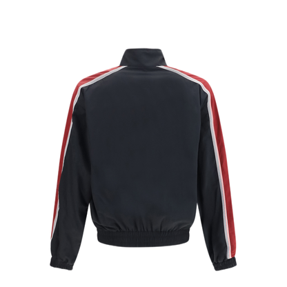 MAYFEYR - Versace - Nylon Blouson Jacket With Embroidered Logo - 10254681A17589