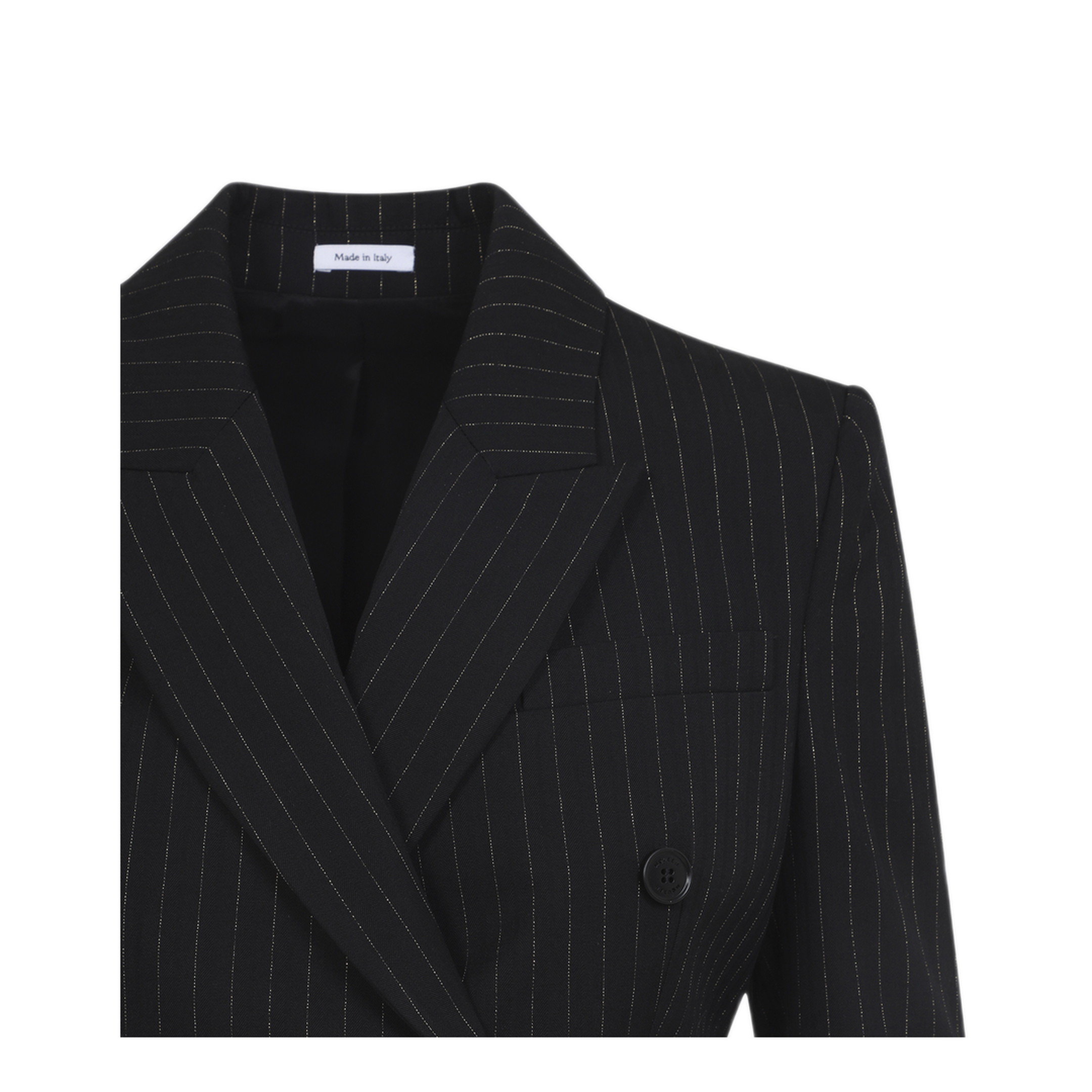 MAYFEYR - Alexander Mcqueen - Pinstripe Lurex Jacket - 857603QJAFX1389