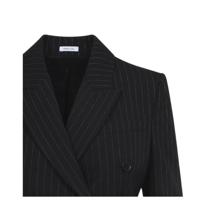 MAYFEYR - Alexander Mcqueen - Pinstripe Lurex Jacket - 857603QJAFX1389