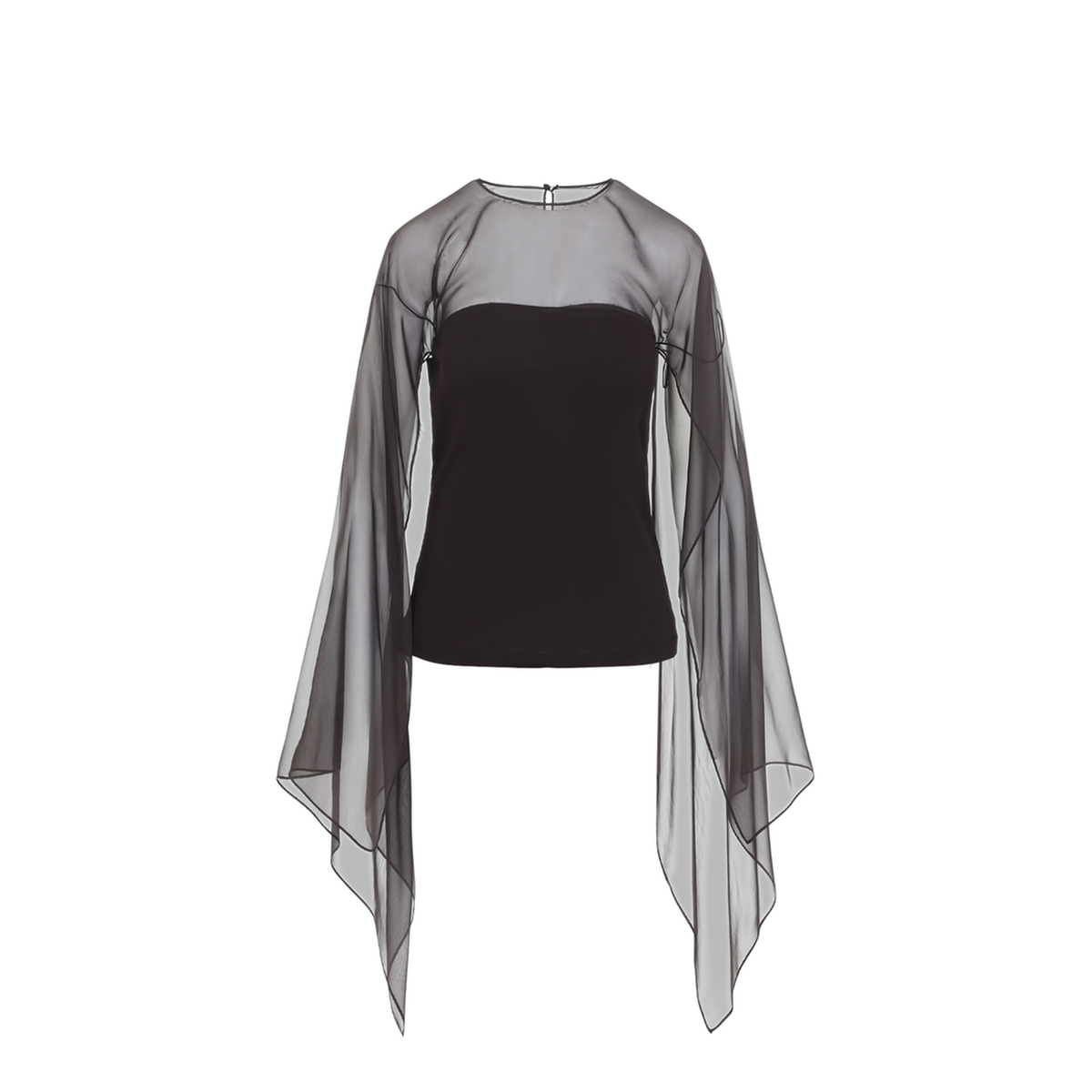MAYFEYR - ALBERTA FERRETTI - Brown Viscose Top - A022001240102