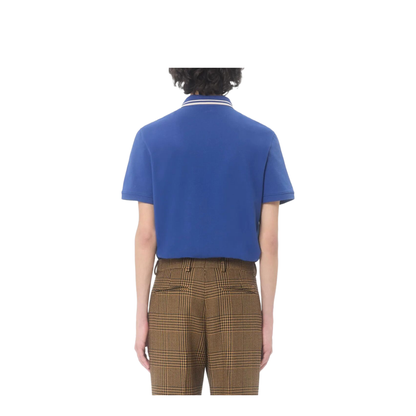 MAYFEYR - Valentino - Cotton Piqué Polo Shirt With Vlogo Patch - VMH01KAQK