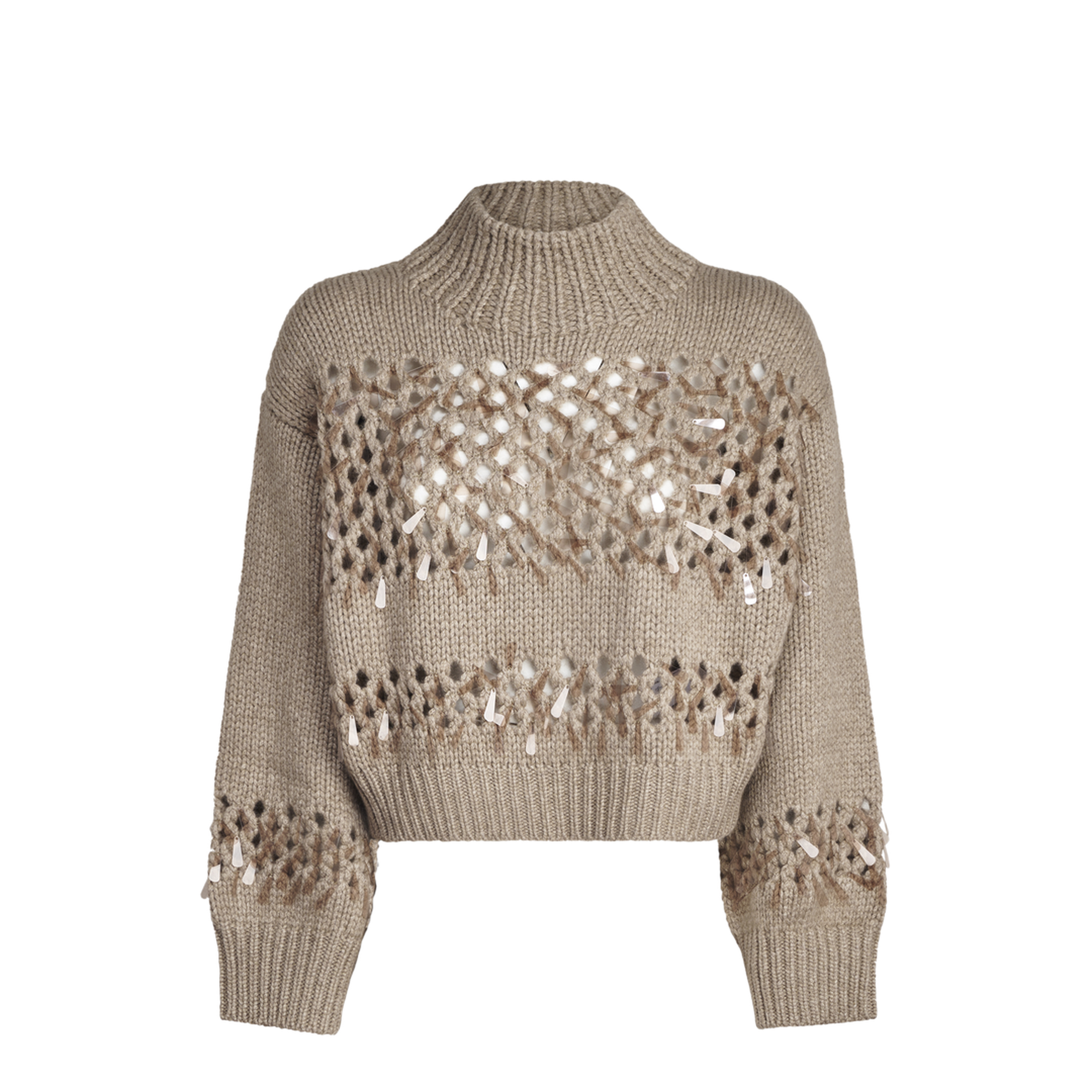 Drop Sequin Sweater